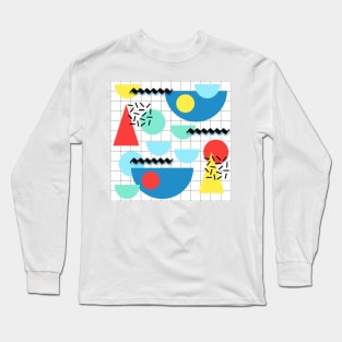 Party On Memphis Style Long Sleeve T-Shirt